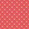 Design seamless red decorative spiral diagonal pat Royalty Free Stock Photo