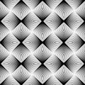 Design seamless uncolored geometric pattern Royalty Free Stock Photo