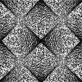 Design seamless uncolored geometric pattern Royalty Free Stock Photo