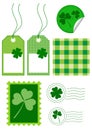 Design set for St. Patrick's Day Royalty Free Stock Photo