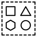 Design, shape Isolated Vector Icon Which can easily modify or edit Royalty Free Stock Photo