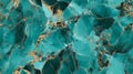 This design showcases vibrant turquoise marble with intricate patterns and stunning gold veining Royalty Free Stock Photo