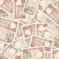 Old Spanish Bills Background