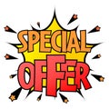 Design special offers with editable star explosion simulations