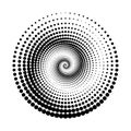 Design spiral dots backdrop