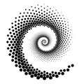 Design spiral dots element