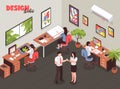 Design Studio Isometric Illustration