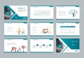 Design template for business presentation with infographic elements design