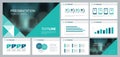 Design template for business presentation with infographic elements design