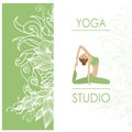 Design template for yoga studio business card