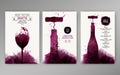 Design templates background wine stains