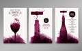 Design templates background wine stains