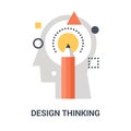 design thinking icon concept Royalty Free Stock Photo