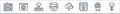 Design thinking line icons. linear set. quality vector line set such as pencil, location, website, cloud, printer, light bulb, web