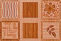 Design of tile for pattern and background