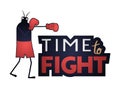 Design of time to fight message