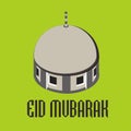 Eid Mubarak Card Royalty Free Stock Photo