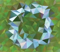 Creative polygonal abstract background. Low poly crystal pattern. Royalty Free Stock Photo