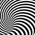 Design uncolored whirlpool illusion background Royalty Free Stock Photo