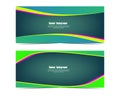 Background for business banner template with gradient colors