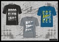Design vector template t shirt collection for men 018