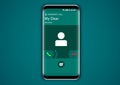 Whatsapp messenger incoming call screen user interface