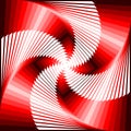 Design vortex movement tetragon background