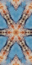 Design wallpaper phone cover template. kaleidoscope Royalty Free Stock Photo