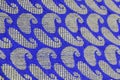 Design weaved on the textile Royalty Free Stock Photo