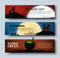 Design Web banners for Halloween