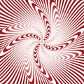 Design whirlpool illusion warped background