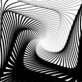 Design whirlpool movement illusion background