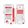 Design wireframe sketching