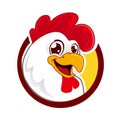 Chicken mascot cartoon