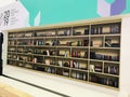 A designed book shelf at Sharjah International Book Fair