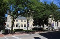 Front of Joliet Public Library in Joliet, Illinois, USA