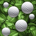 Designed golf background Royalty Free Stock Photo