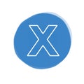 X latter logo