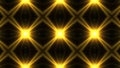 Designer abstract background with glowing individual shapes.