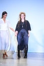 Designer Andrea Wild and model walk Wild runway at the FTL Moda Spring 2016