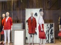 Designer clothes store display