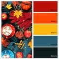 Designer Color Palette inspired by cozy Autumn Fall setting.