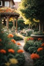 designer garden Royalty Free Stock Photo