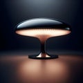 A designer lamp with a futuristic shape. Royalty Free Stock Photo