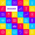 Designer Line Icons