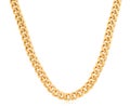 Designer thick gold curb link chain for men Royalty Free Stock Photo