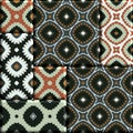 Designer tile acrylic painted seamless pattern, Vintage Moroccan pattern, seamless colorful Moroccan style Can be used for
