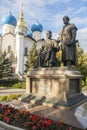 The designers of cathedral of the annunciation in kremlin,kazan,russian federation