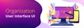 Web design development header or footer banner Royalty Free Stock Photo