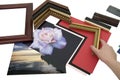 Designing frame project Royalty Free Stock Photo